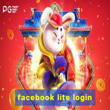 facebook lite login